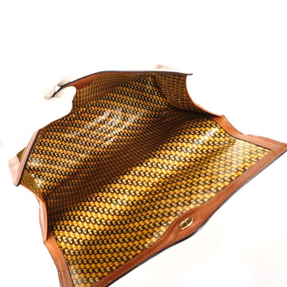 Vintage GUCCI GG Interlock Web Suede Leather Travel Toiletry Bag - Picture 8 of 9